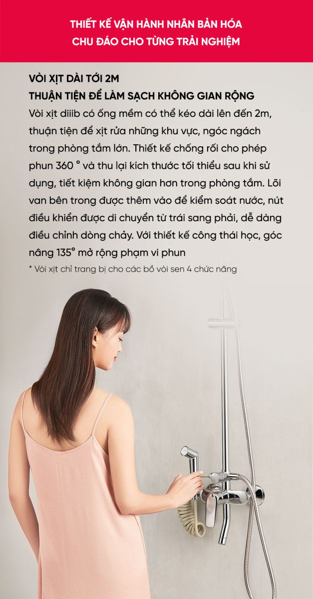 Bộ sen cây tắm DiiiB cao cấp DXLY001