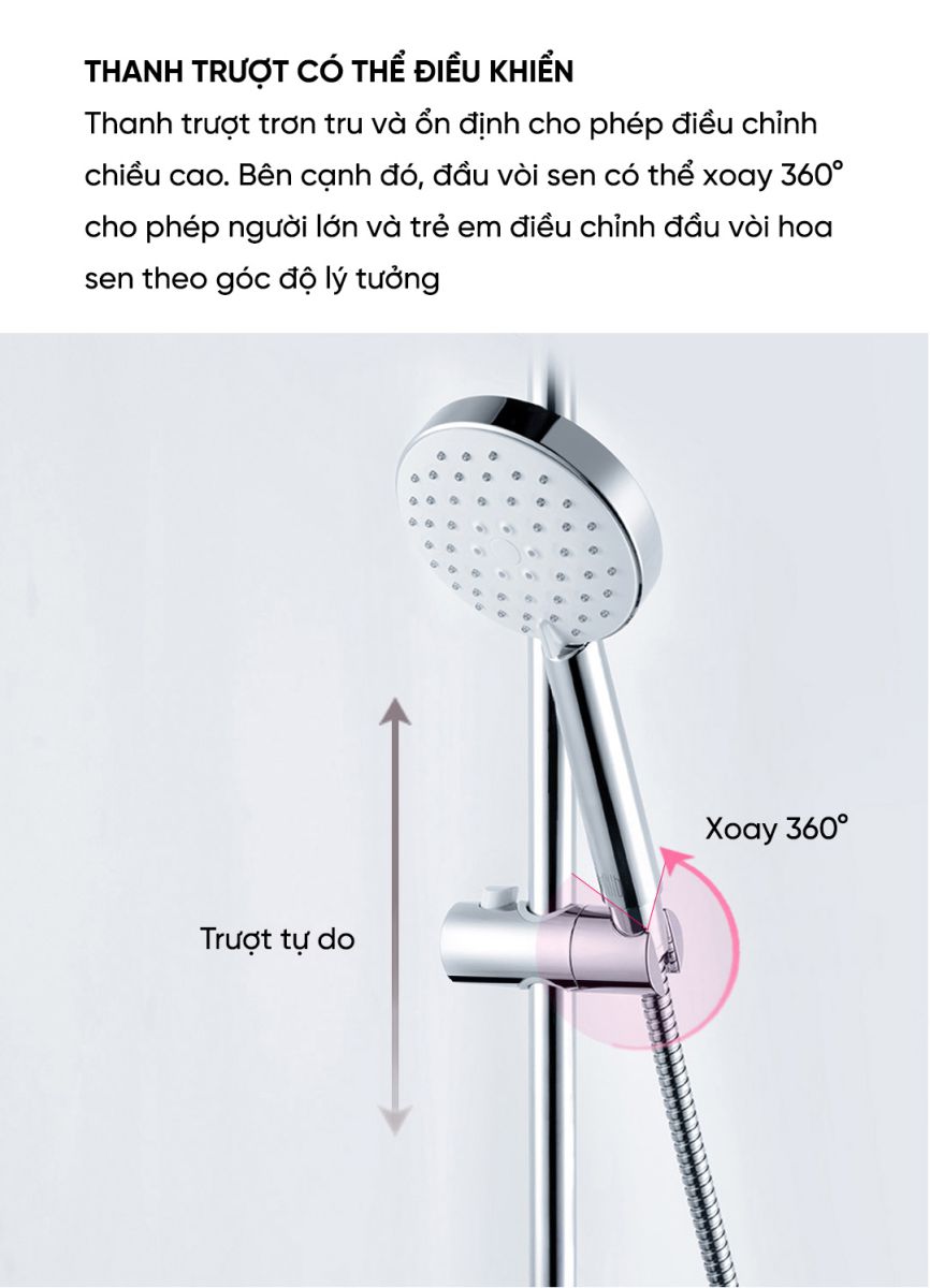 Bộ sen cây tắm DiiiB cao cấp DXLY001
