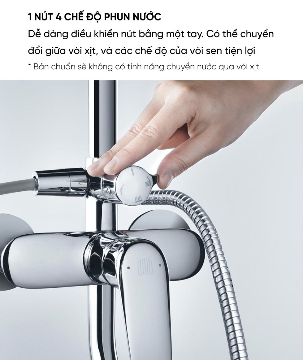 Bộ sen cây tắm DiiiB cao cấp DXLY001