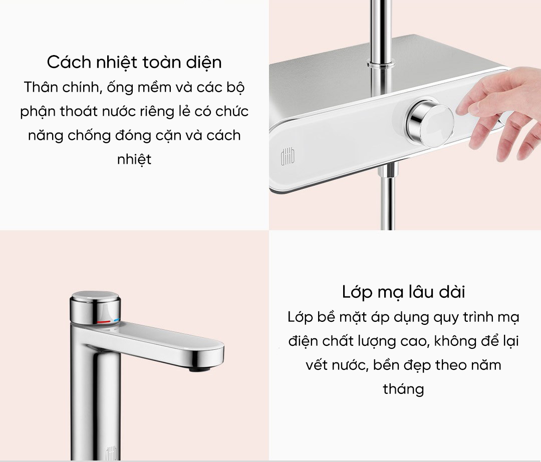 Bộ vòi sen tắm Xiaomi diiib Future-O