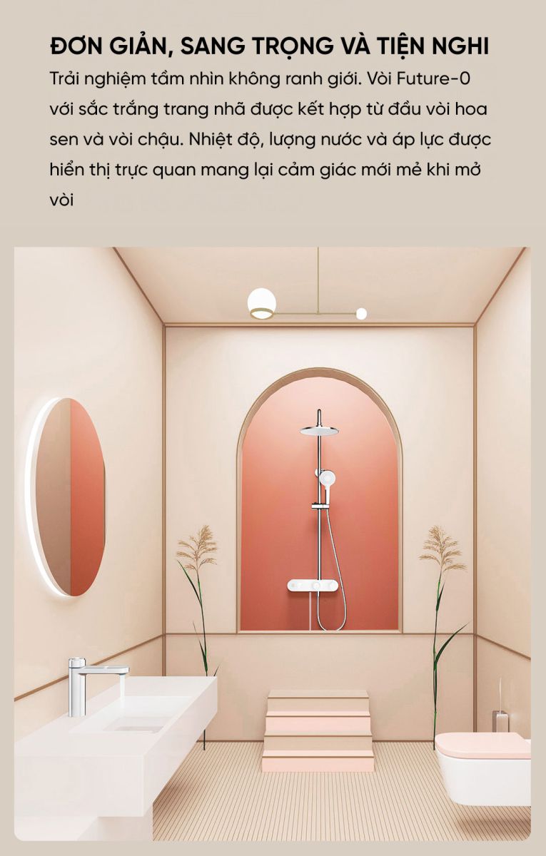 Bộ vòi sen tắm Xiaomi diiib Future-O