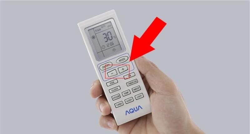 cách hẹn giờ điều hòa Aqua