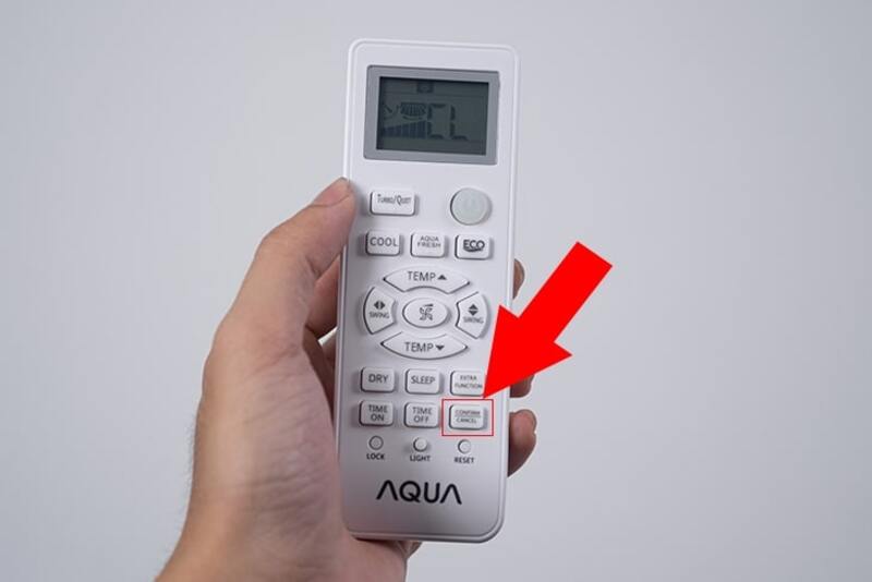 cách hẹn giờ điều hòa Aqua