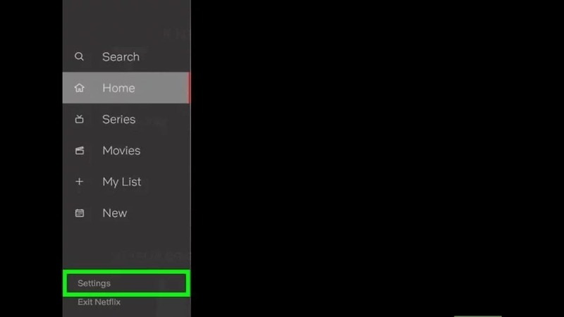 cách thoát tài khoản netflix trên Tivi