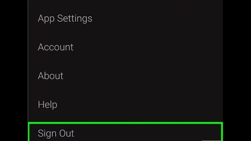 cách thoát tài khoản netflix trên Tivi