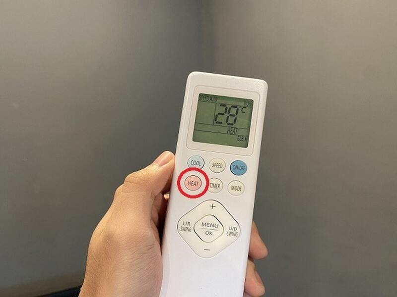 Chế độ Heat của điều hòa