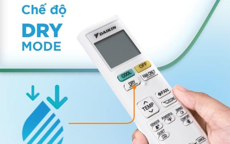 chế độ hút ẩm của điều hoà