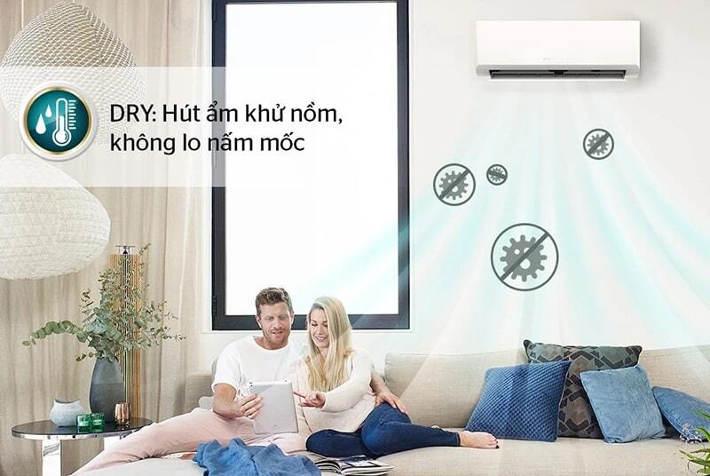 chế độ hút ẩm của điều hoà