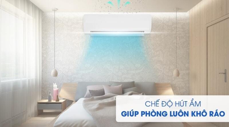 chế độ hút ẩm của điều hoà