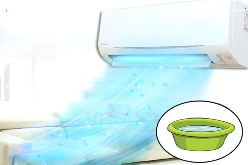 có nên để chậu nước trong phòng điều hòa