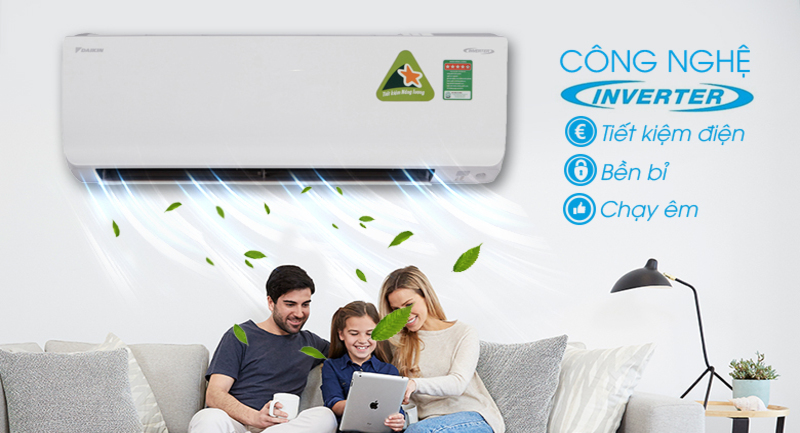 Điều hòa Daikin 2 chiều Inverter 9000BTU FTHF25RVMV