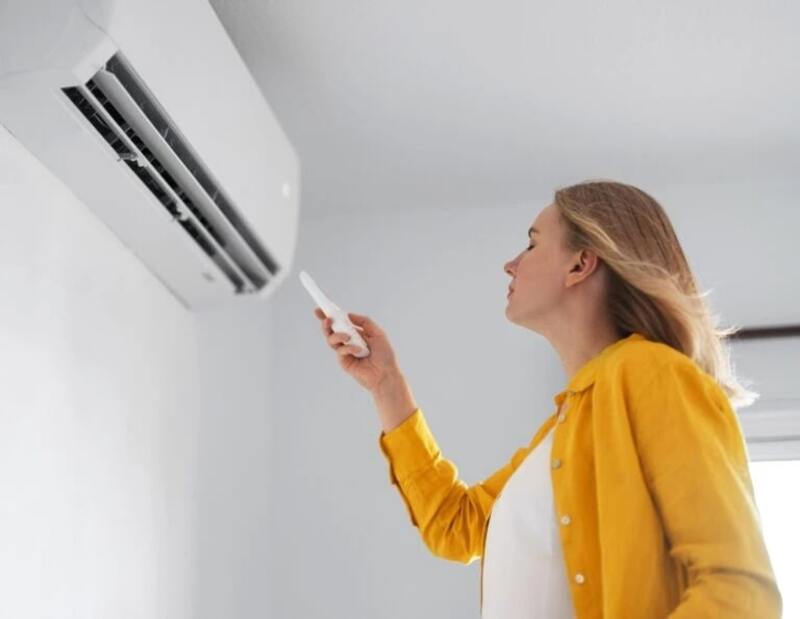 điều hoà không mát chỉ có gió