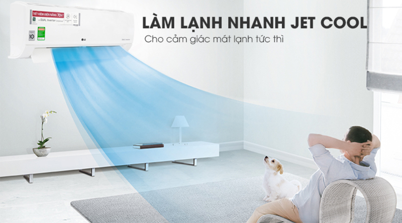 Điều hòa LG 1 Chiều Inverter 9000BTU V10ENW