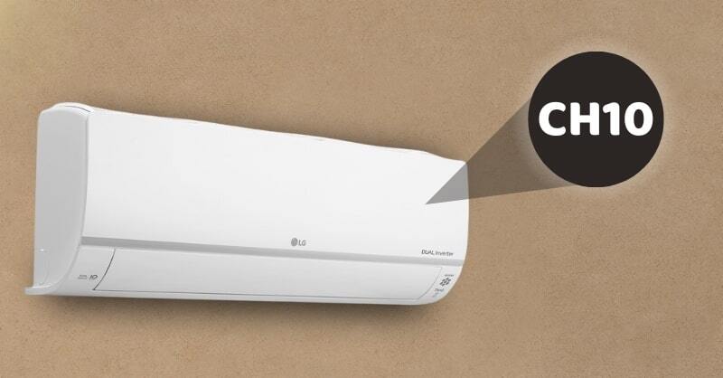 Điều hòa LG báo lỗi CH10