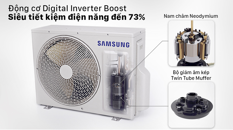 Điều hòa Samsung 1 Chiều 18000BTU Inverter AR18TYHYCWKNSV 