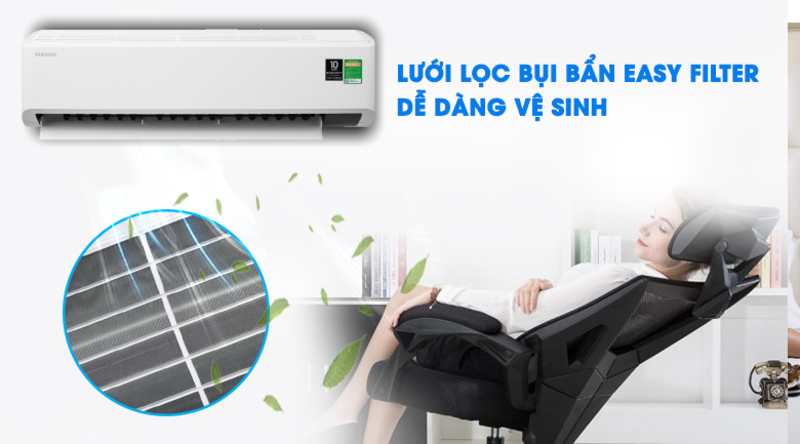 Điều hòa Samsung 1 Chiều Inverter 24000BTU AR24TYHYCWKNSV 