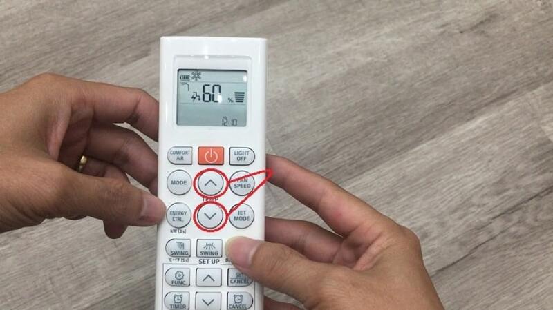 Điều khiển điều hòa bị khóa