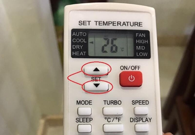 Điều khiển điều hòa bị khóa