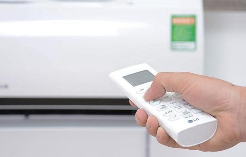 điều khiển điều hoà không hiển thị nhiệt độ