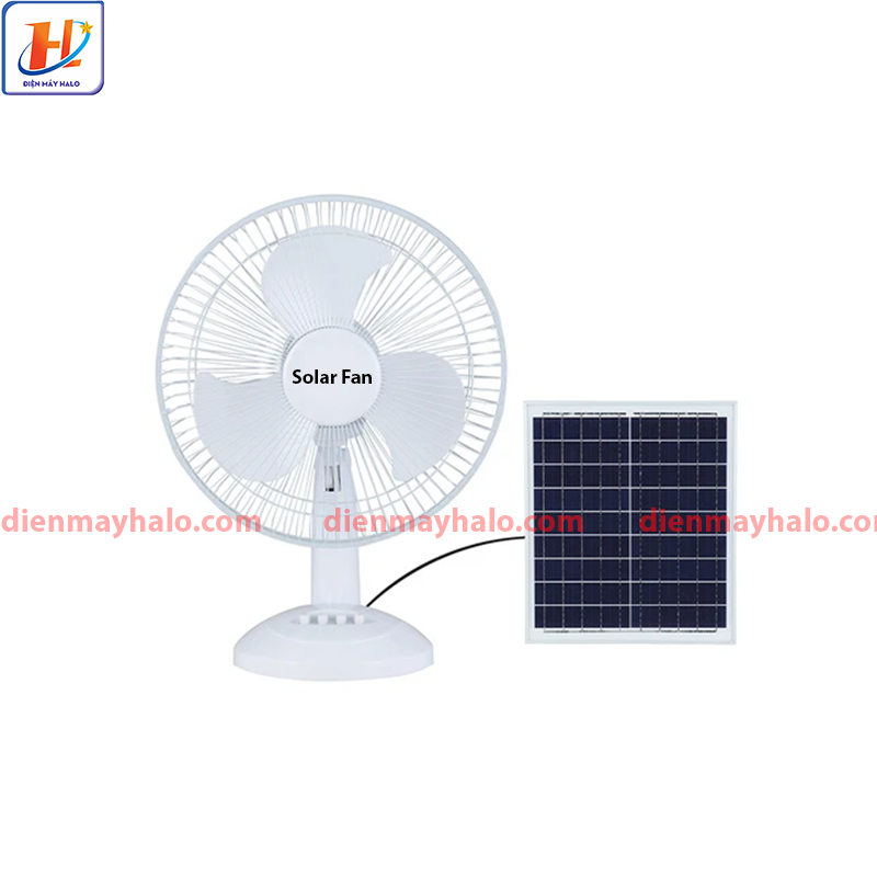 Quạt tích điện Solar Fan HS-128 năng lượng mặt trời