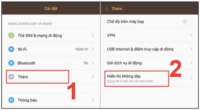 kết nối điện thoại với tivi xiaomi