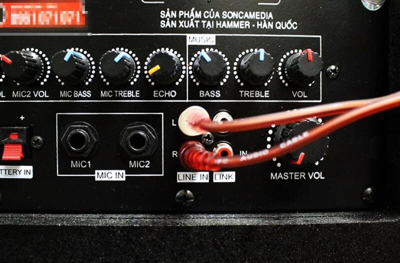 kết nối tivi với loa kéo