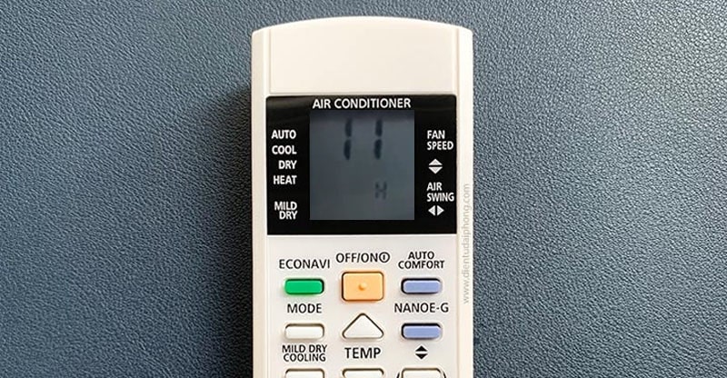 lỗi H11 điều hòa Panasonic