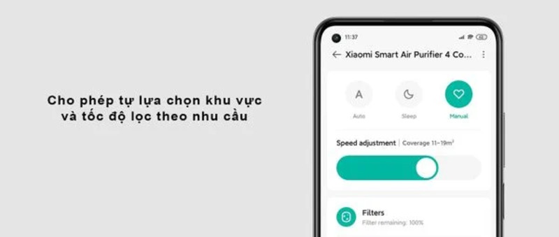 Máy lọc không khí Xiaomi Smart Air Purifier 4 Compact