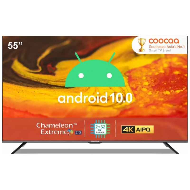 Smart Tivi 55 Inch COOCAA 55S6G Pro-Silver