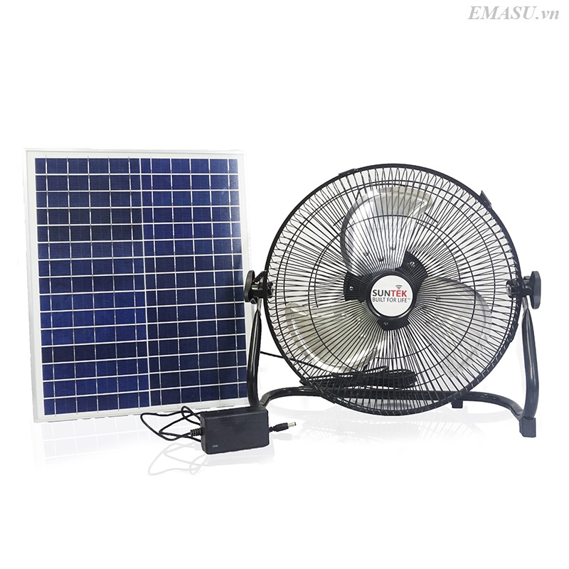  Quạt tích điện Solar Fan Black Năng Lượng Mặt Trời