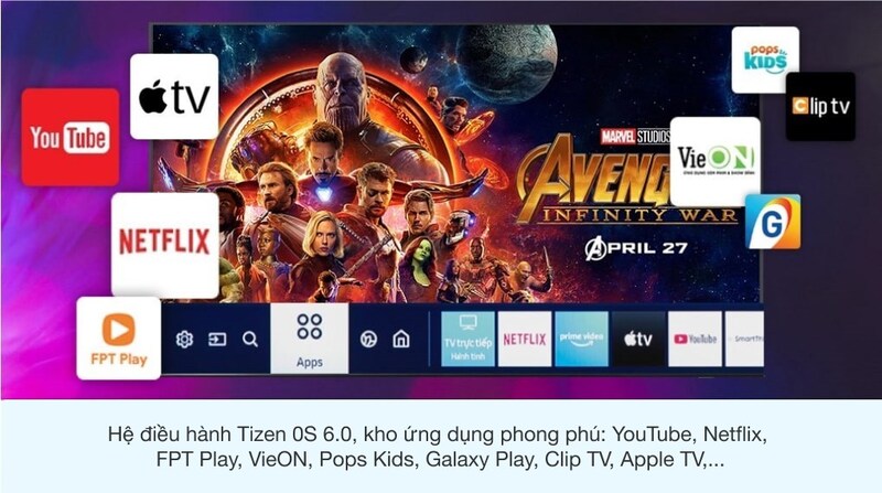 Smart Tivi Khung Tranh QLED 4K 65 inch QA65LS03A