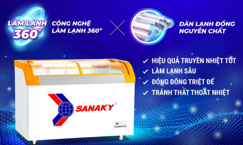 Tủ đông Sanaky 280 lít VH-3899KB