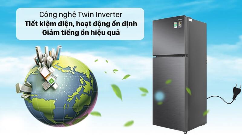 Tủ lạnh AQUA Inverter AQR-T239FA