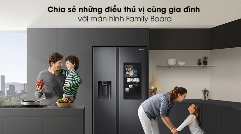 Tủ lạnh Family Hub Samsung Inverter 616 lít RS64T5F01B4/SV