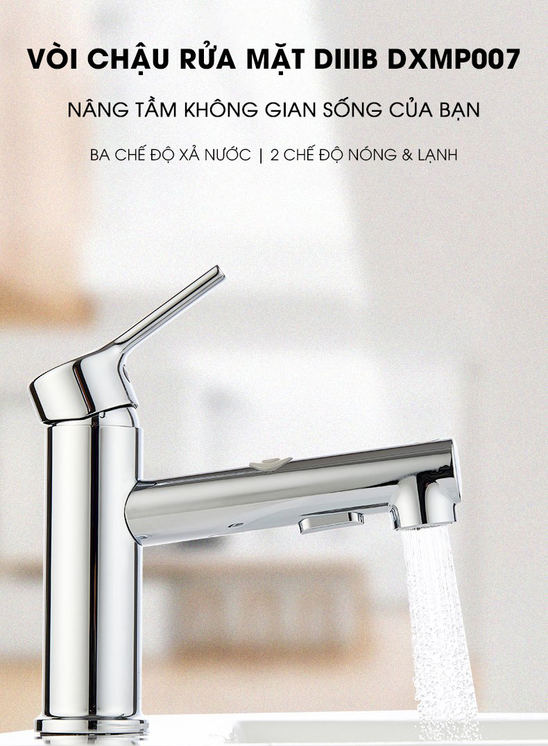 Vòi chậu rửa mặt lavabo DiiiB DXMP007