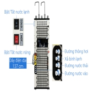 Máy lọc nước RO nóng lạnh Karofi KAD-D66