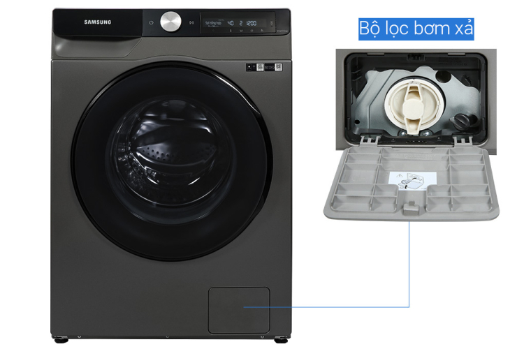 Máy giặt sấy Samsung AI Inverter 11kg WD11T734DBX/SV 